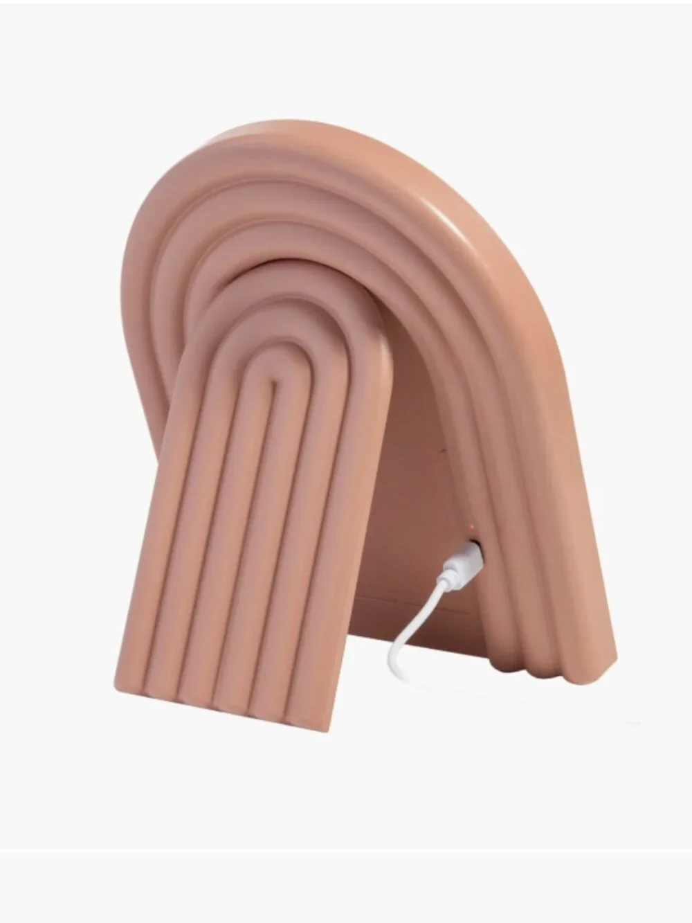 Kitsch LED Desk Mirror | In Terracotta‎ | NWT